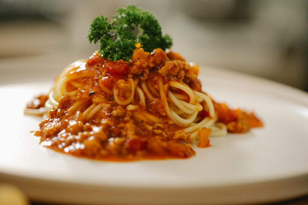Zucchini Noodle Bolognese